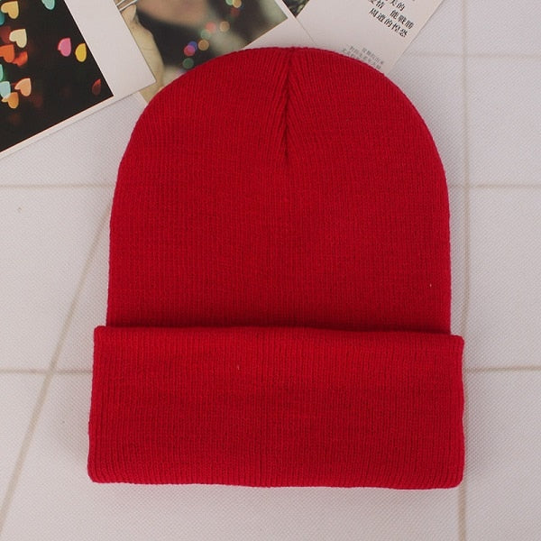 2021 Winter Hats for Woman New Beanies Knitted Solid Cute Hat Girls Autumn Female Beanie Caps Warmer Bonnet Ladies Casual Cap