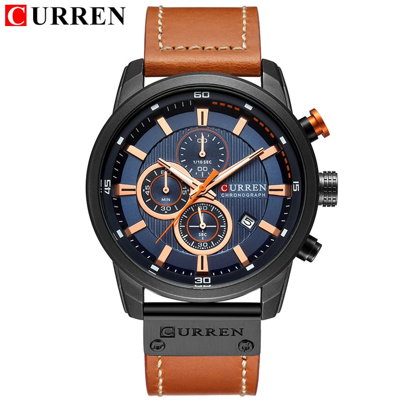 CURREN Fashion Date Quartz Men Watches Top Brand Luxury Male Clock Chronograph Sport Mens Wrist Watch Hodinky Relogio Masculino