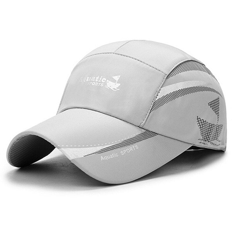 2020Men And Women Spring Mesh Snapback cap Quick Dry Summer Sun Hat Bone Breathable hats Casual casquette Mesh Men Baseball Caps