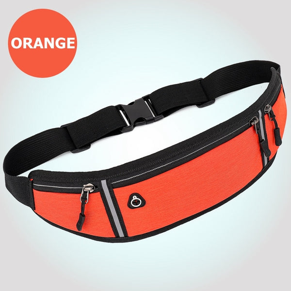 Professional Running Waist Bag Sports Belt Pouch Mobile Phone Case Men Women Hidden Pouch Gym SportsBags Running Belt Waist Pack