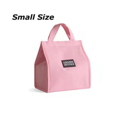 Portable Oxford Lunch Bags Fresh Cooler Pouch For Office Students Convenient Lunch Box Tote Couples Blue Pink Food Container Bag