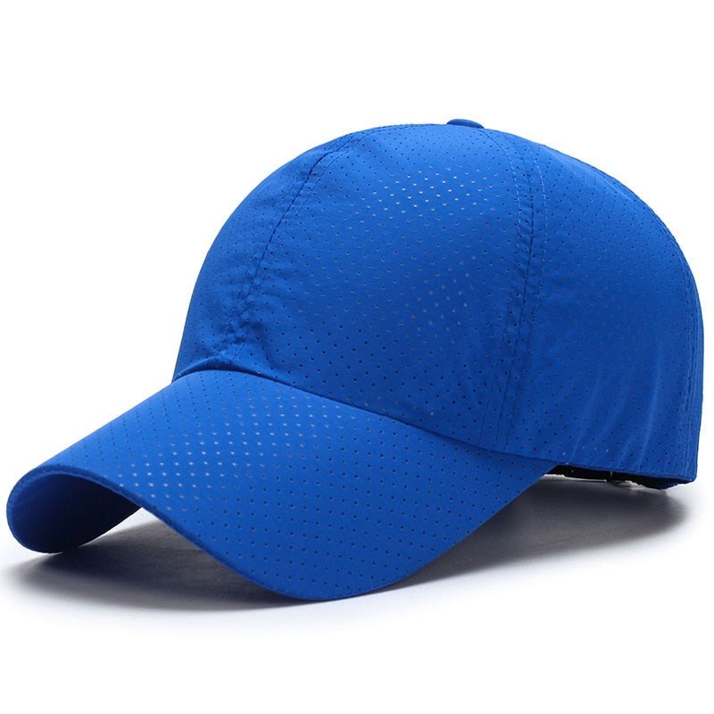 1pcs Baseball Cap Men Women  Summer Solid Thin Mesh Portable Quick Dry Breathable Sun Hat Golf Tennis Running Hiking Camping