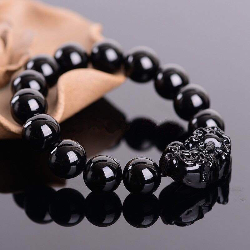 Feng Shui Men&#39;s Lucky Prayer Beads Bracelet for Men Women Wristband Gold Color Pixiu Wealth and Good Luck Changing Bracelets