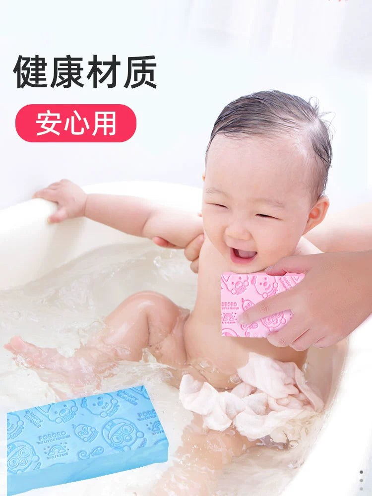 Baby and Infant Skin-Friendly Sponge Bath Gadget