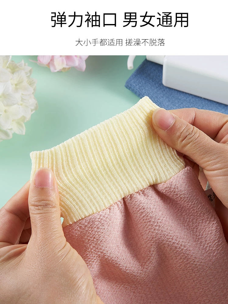 Scrubbing Gray Gloves for Men and Women Do Not Hurt Handy Gadget Household Bath Towel