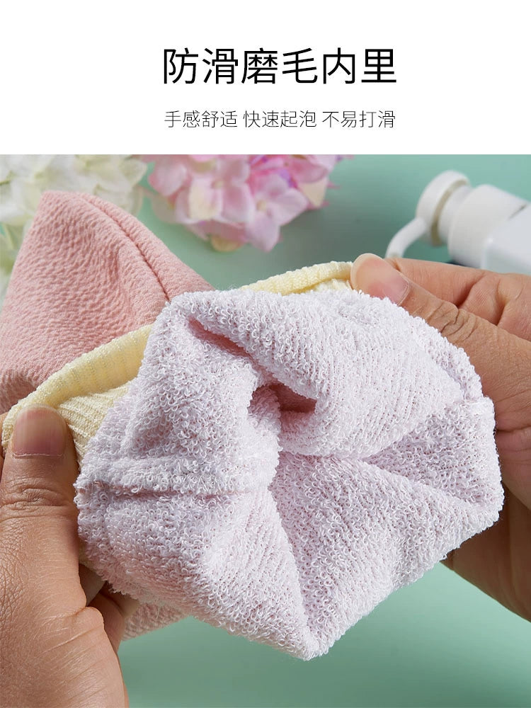 Scrubbing Gray Gloves for Men and Women Do Not Hurt Handy Gadget Household Bath Towel