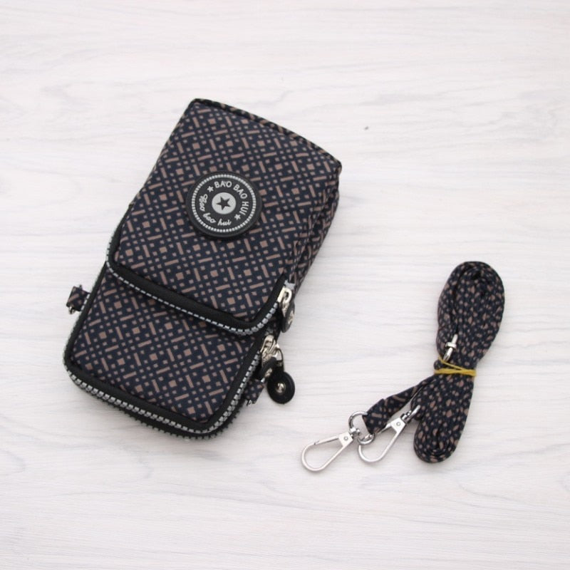 Small Shoulder Bag Nylon Women Mobile Phone Bag Mini Female Messenger Purse Lady Wallet CrossBody Bag Women Handbag сумка женска