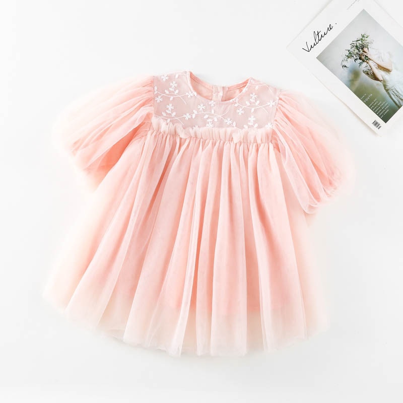 HoneyCherry New Kids Dresses For Girls Spring Girl Dress Child Baby Sweet Princess Dress Designer Dress Baby Girl Clothes