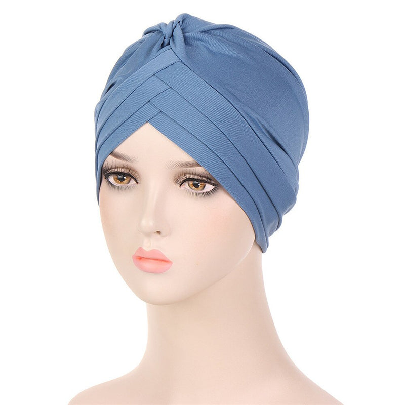 India Muslim Women Hijab Hat Cancer Chemo Cap Braid Beads Turban Headscarf Islamic Head Wrap Lady Beanie Bonnet Hair Loss Cover