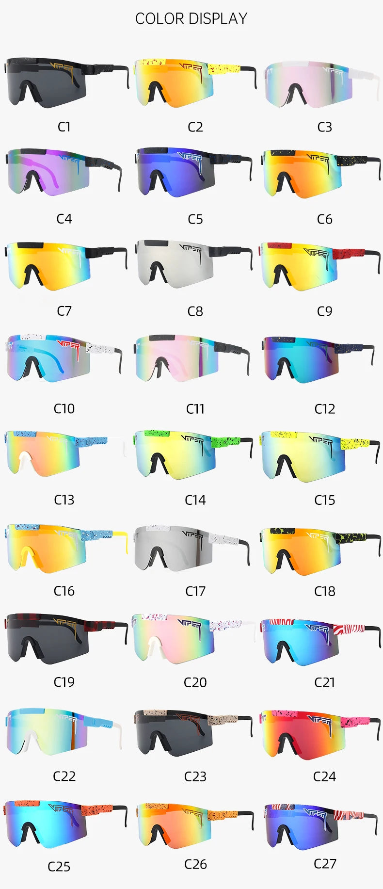 27 Colors Windproof Sports Cycling sunglass UV400 Sunglasses men women Outdoor Running Glasses 1147 eyewear