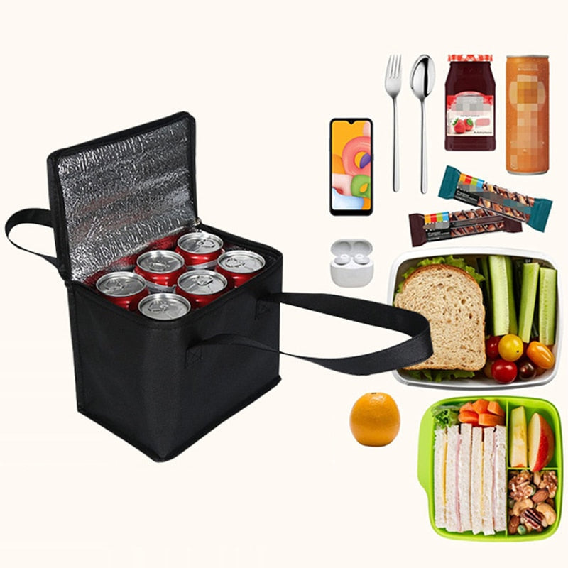 Insulated Lunch Bag For Women Kids Cooler Bag Thermal Bag Portable Lunch Box Ice Pack Tote Food Picnic Bags Lunch Bags For Work