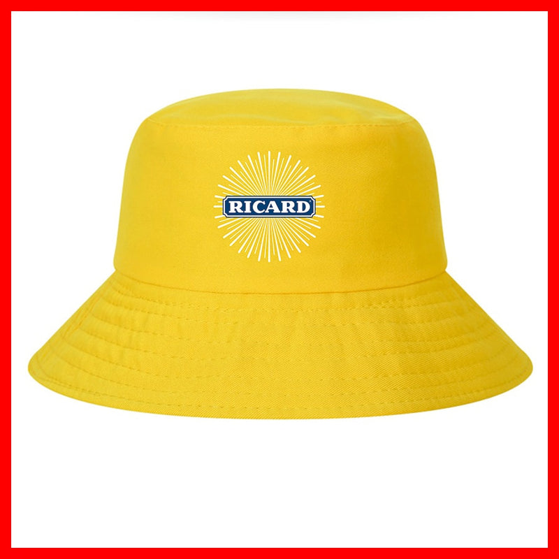 Fashion RICARD Bob Bucket Hats Men Women Cotton Outdoor Reversible Fisherman Caps Beach Fishing Hat Girl Boy Chapeau Panama Hat