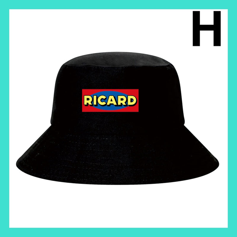 Fashion RICARD Bob Bucket Hats Men Women Cotton Outdoor Reversible Fisherman Caps Beach Fishing Hat Girl Boy Chapeau Panama Hat