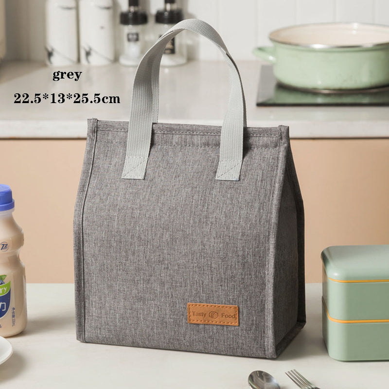 Lunch Food bag Aluminum Thermal Bag with cooler Insulation box Foil Children Lunchbox Food storage Bag School and work Food Bag