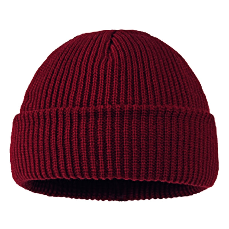 Winter Warm Beanies Casual Short Thread Hip Hop Hat Adult Men  Female Wool Knitted Skull Cap Elastic  Unisex