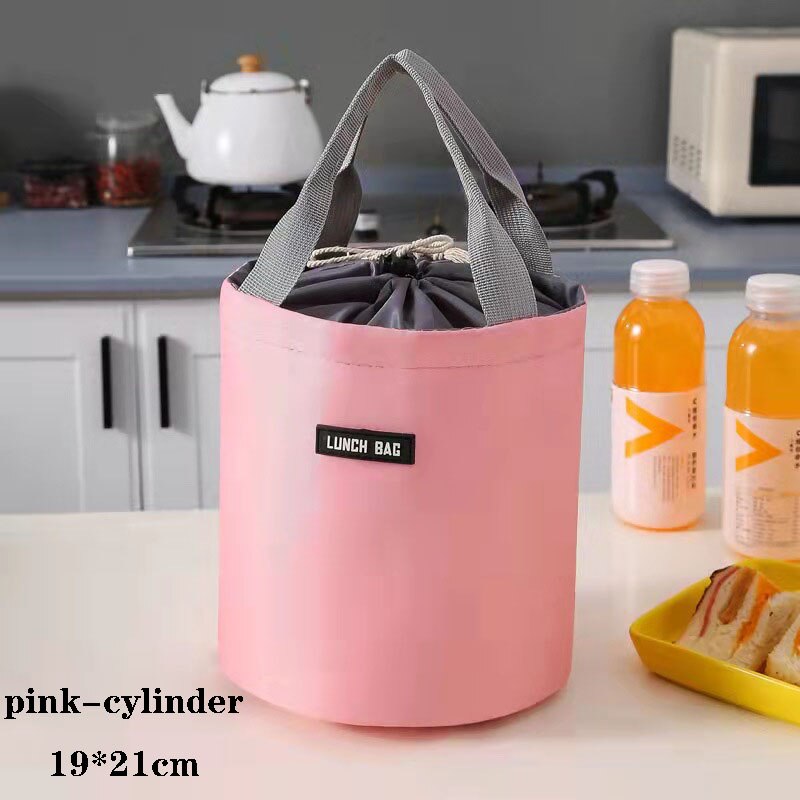 Lunch Food bag Aluminum Thermal Bag with cooler Insulation box Foil Children Lunchbox Food storage Bag School and work Food Bag