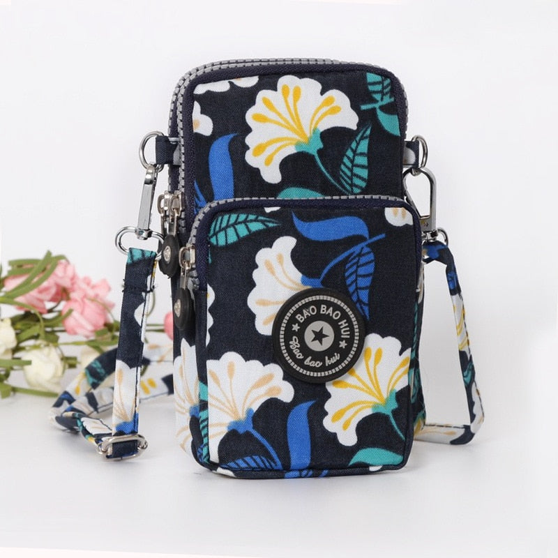 Small Shoulder Bag Nylon Women Mobile Phone Bag Mini Female Messenger Purse Lady Wallet CrossBody Bag Women Handbag сумка женска