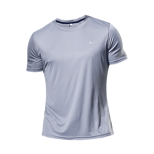 High Quality Polyester Men Running T Shirt Quick Dry Fitness Shirt Training Exercise Clothes Gym Sport Shirt Tops Lightweight