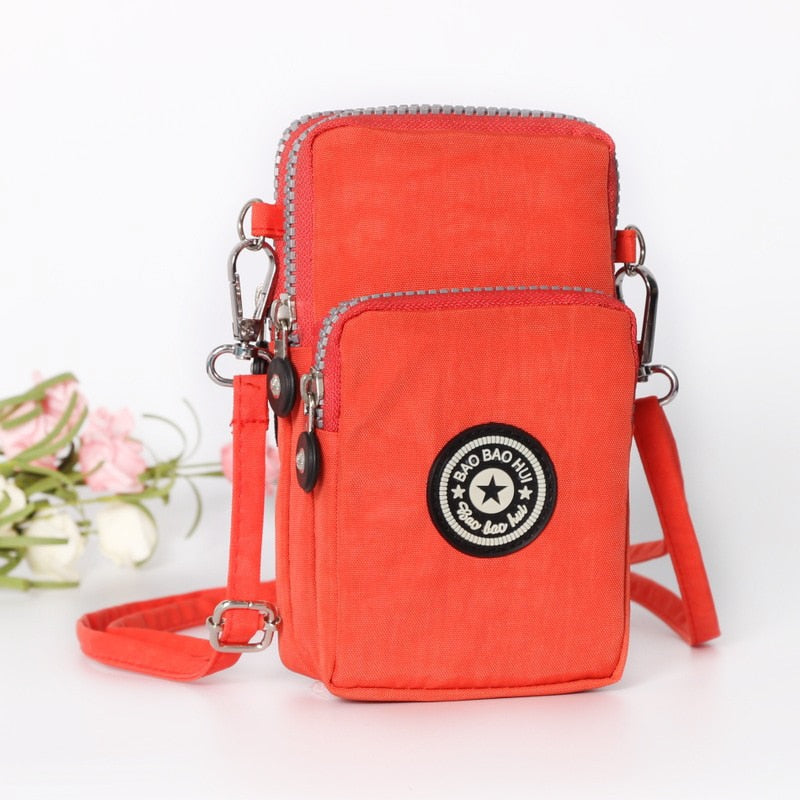 Small Shoulder Bag Nylon Women Mobile Phone Bag Mini Female Messenger Purse Lady Wallet CrossBody Bag Women Handbag сумка женска