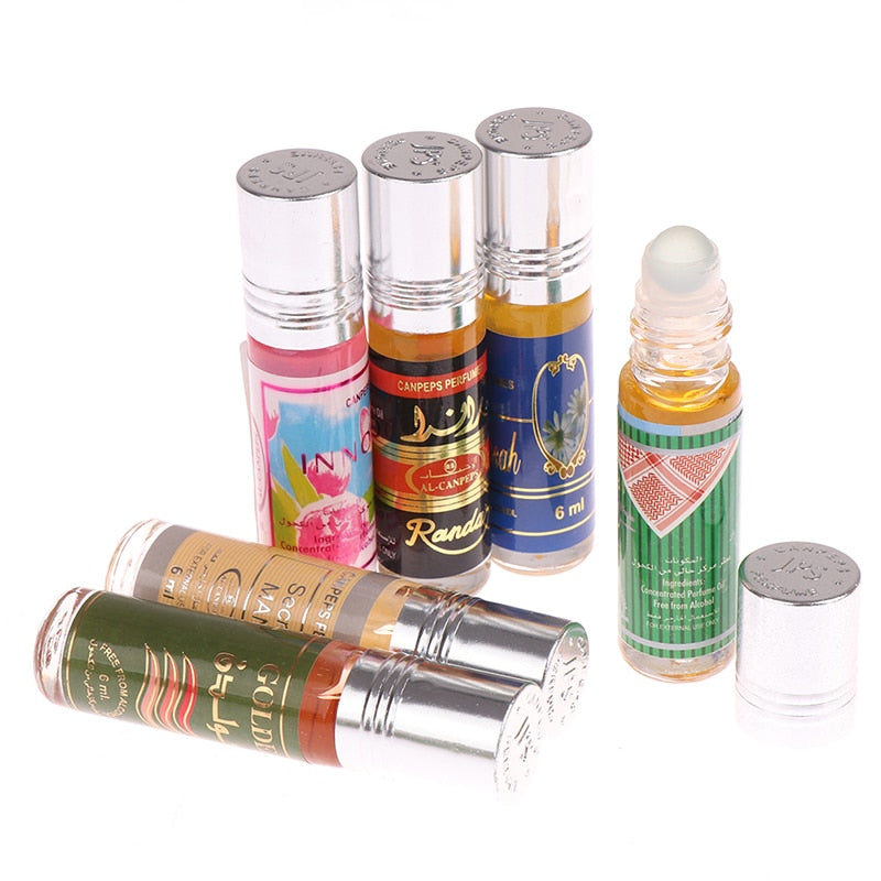 New 6ML Muslim Roll On Perfume Women Men Fragrance Essence Oil Body Scented Lasting Fragrance