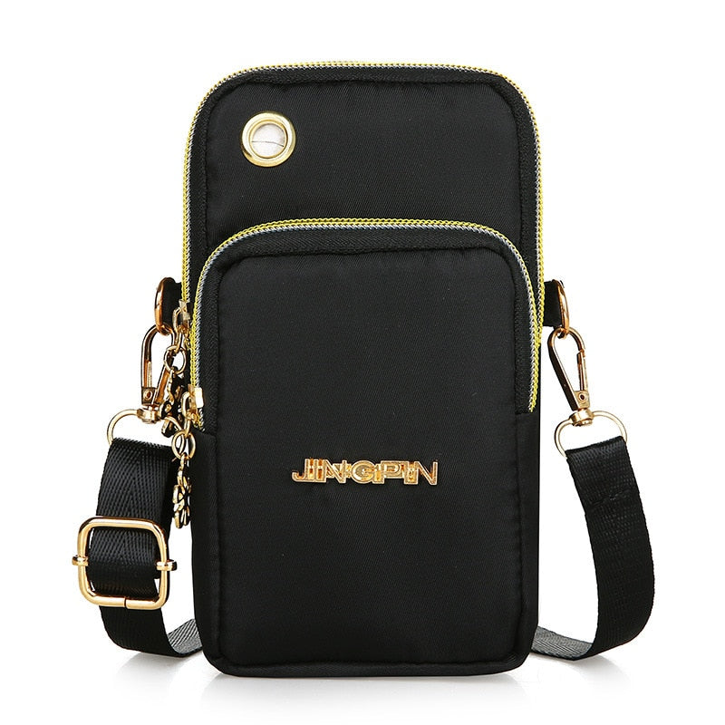 Small Shoulder Bag Nylon Women Mobile Phone Bag Mini Female Messenger Purse Lady Wallet CrossBody Bag Women Handbag сумка женска