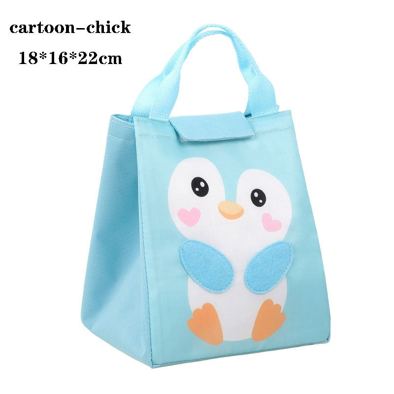 Lunch Food bag Aluminum Thermal Bag with cooler Insulation box Foil Children Lunchbox Food storage Bag School and work Food Bag