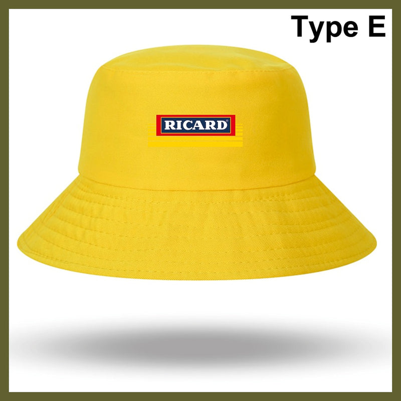 Fashion RICARD Bob Bucket Hats Men Women Cotton Outdoor Reversible Fisherman Caps Beach Fishing Hat Girl Boy Chapeau Panama Hat