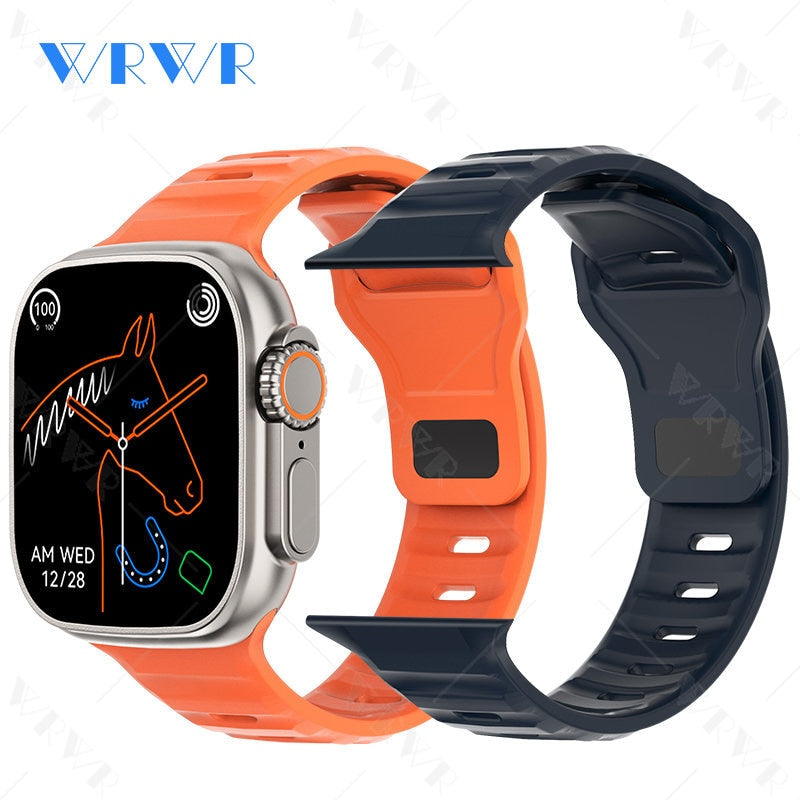 2023 Smart Horloge Ultra Serie 8 Nfc Smartwatch Mannen Vrouwen Bluetooth Oproepen Draadloze Opladen Fitness Armband 2 Inch Hd Scherm