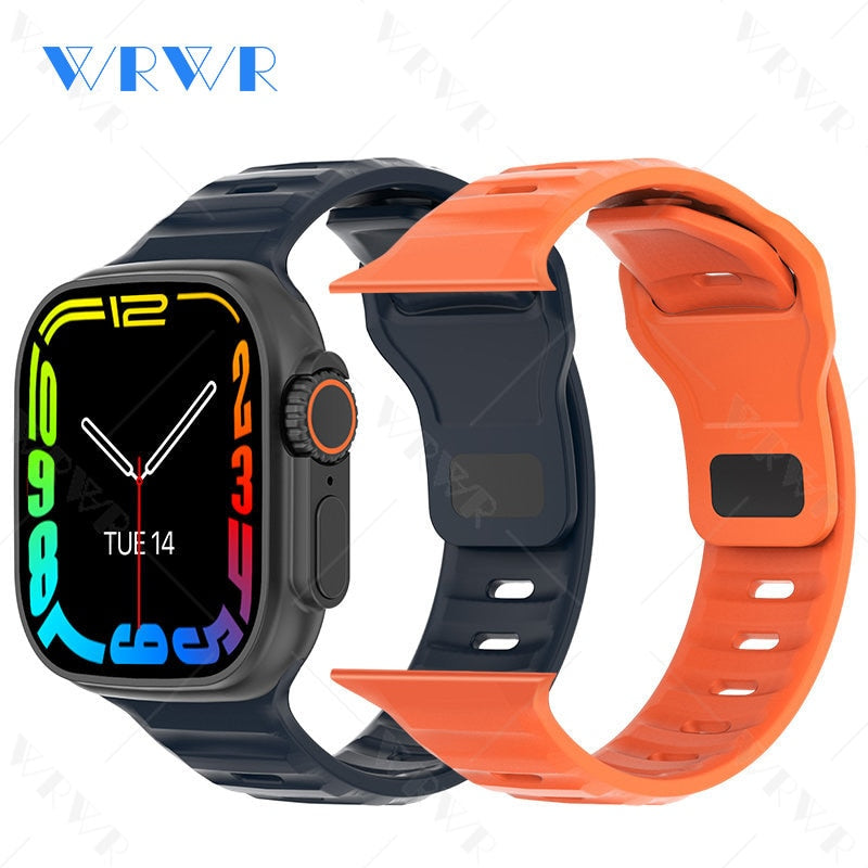 2023 Smart Horloge Ultra Serie 8 Nfc Smartwatch Mannen Vrouwen Bluetooth Oproepen Draadloze Opladen Fitness Armband 2 Inch Hd Scherm