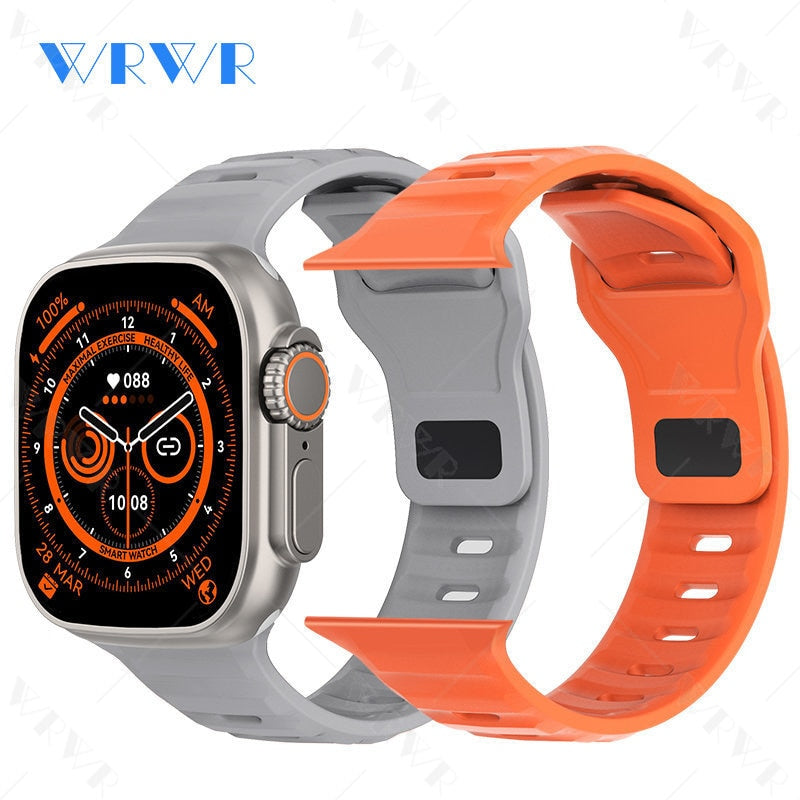 2023 Smart Horloge Ultra Serie 8 Nfc Smartwatch Mannen Vrouwen Bluetooth Oproepen Draadloze Opladen Fitness Armband 2 Inch Hd Scherm