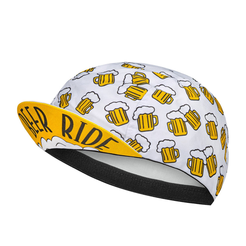 SweetMatt Classic Retro Beer Coffee Ice Cream Cartoon Polyester Cycling Caps Bicycle Quick Dry Sports Hats Summer Bike Balaclava