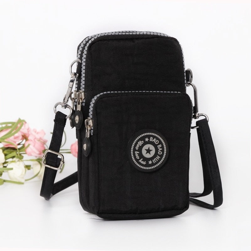 Small Shoulder Bag Nylon Women Mobile Phone Bag Mini Female Messenger Purse Lady Wallet CrossBody Bag Women Handbag сумка женска