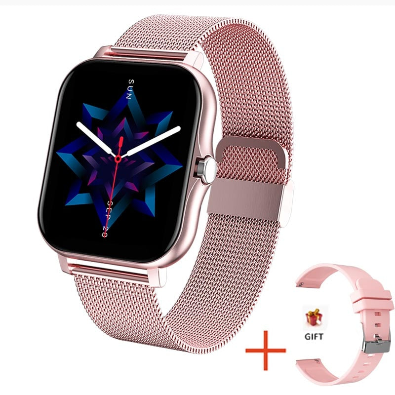 For Xiaomi Samsung Android Phone 1.69&quot; Color Screen Full Touch Custom Dial Smart watch Women Bluetooth Call 2022 Smart Watch Men