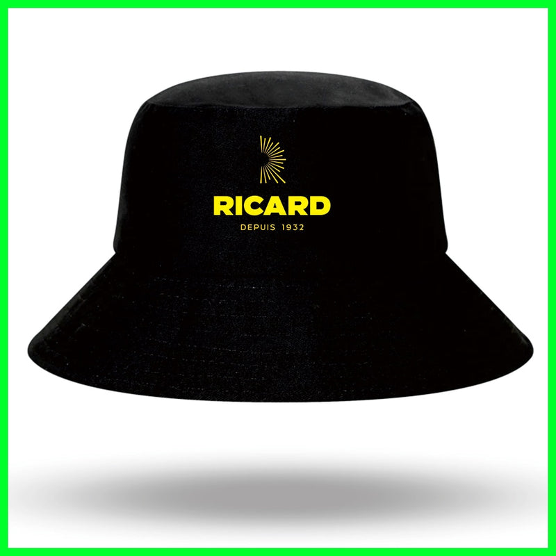 Fashion RICARD Bob Bucket Hats Men Women Cotton Outdoor Reversible Fisherman Caps Beach Fishing Hat Girl Boy Chapeau Panama Hat