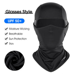 WEST BIKING Summer Breathable Cycling Cap Anti-UV Balaclava Men Full Face Mask Bicycle Motorcycle Running Cooling Sport Gear