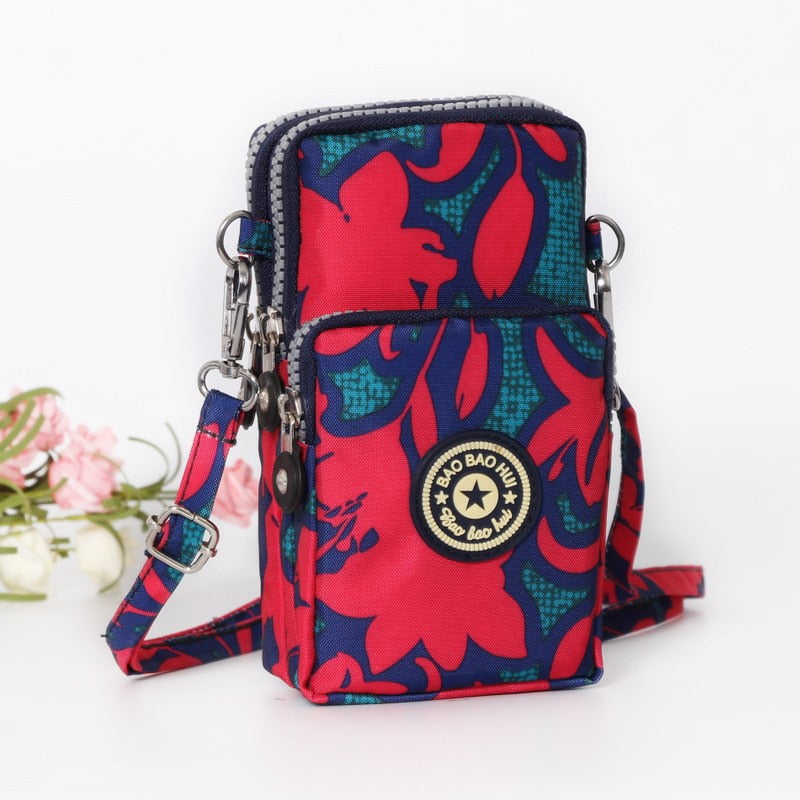 Small Shoulder Bag Nylon Women Mobile Phone Bag Mini Female Messenger Purse Lady Wallet CrossBody Bag Women Handbag сумка женска