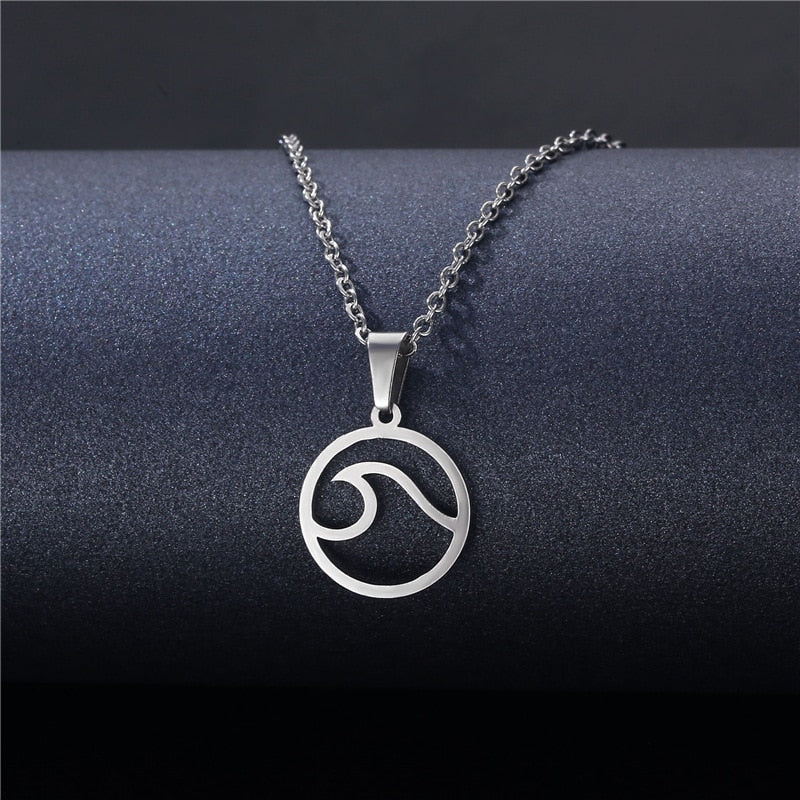 Kpop Smiley Face Necklaces Goth Hip Hop Chain stainless steel Pendant Necklace for Women Men Girl Neck Chain Gothic Streetwear