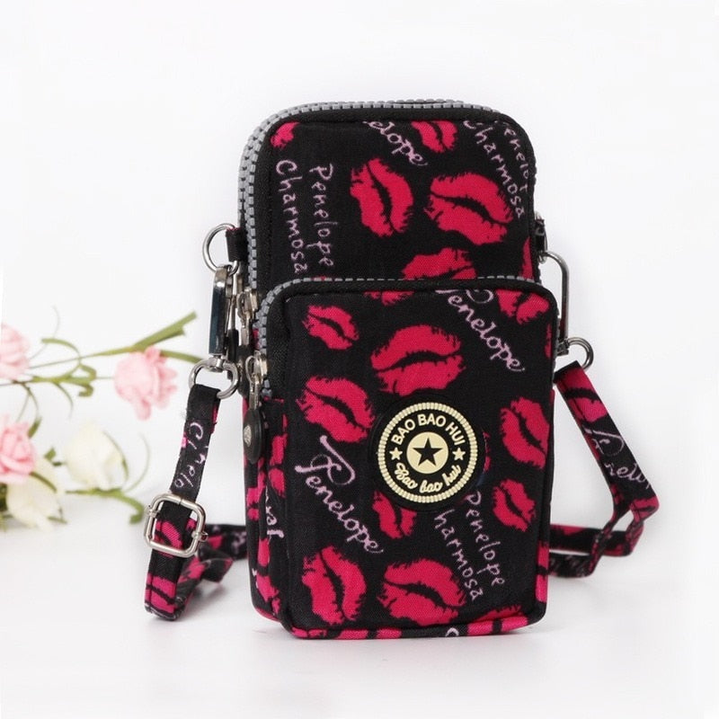 Small Shoulder Bag Nylon Women Mobile Phone Bag Mini Female Messenger Purse Lady Wallet CrossBody Bag Women Handbag сумка женска