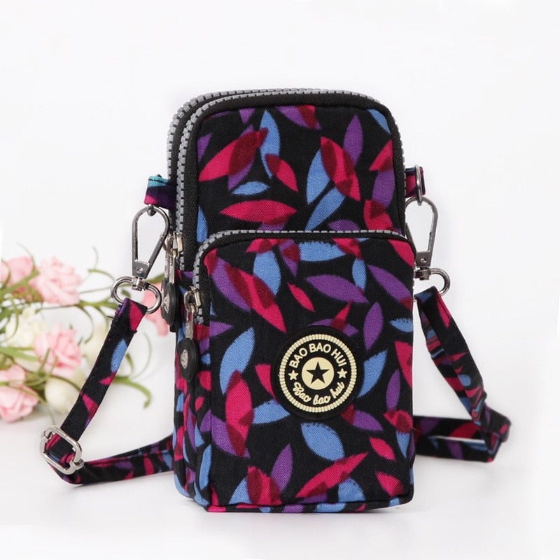 Small Shoulder Bag Nylon Women Mobile Phone Bag Mini Female Messenger Purse Lady Wallet CrossBody Bag Women Handbag сумка женска