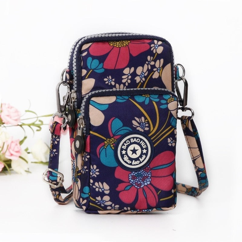 Small Shoulder Bag Nylon Women Mobile Phone Bag Mini Female Messenger Purse Lady Wallet CrossBody Bag Women Handbag сумка женска