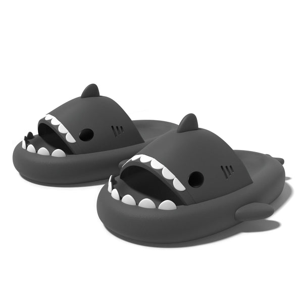 Feslishoet Shark Slippers Soft Beach Cloud Platform Women Indoor Bathroom Slides Summer Mules Outside EVA Men Shoes