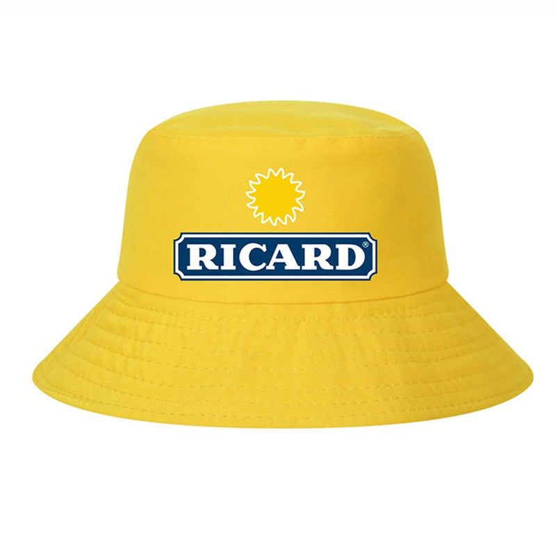 Fashion RICARD Bob Bucket Hats Men Women Cotton Outdoor Reversible Fisherman Caps Beach Fishing Hat Girl Boy Chapeau Panama Hat