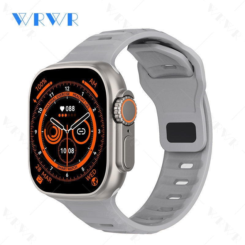 2023 Smart Horloge Ultra Serie 8 Nfc Smartwatch Mannen Vrouwen Bluetooth Oproepen Draadloze Opladen Fitness Armband 2 Inch Hd Scherm