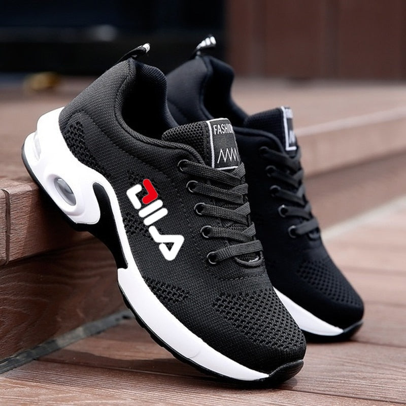 New Running Shoes Ladies Breathable Sneakers Summer Light Mesh Air Cushion Women&#39;s Sports Shoes Outdoor Lace Up Training Shoes