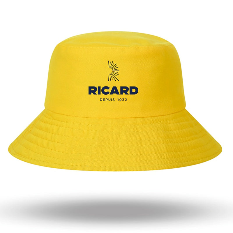 Fashion RICARD Bob Bucket Hats Men Women Cotton Outdoor Reversible Fisherman Caps Beach Fishing Hat Girl Boy Chapeau Panama Hat