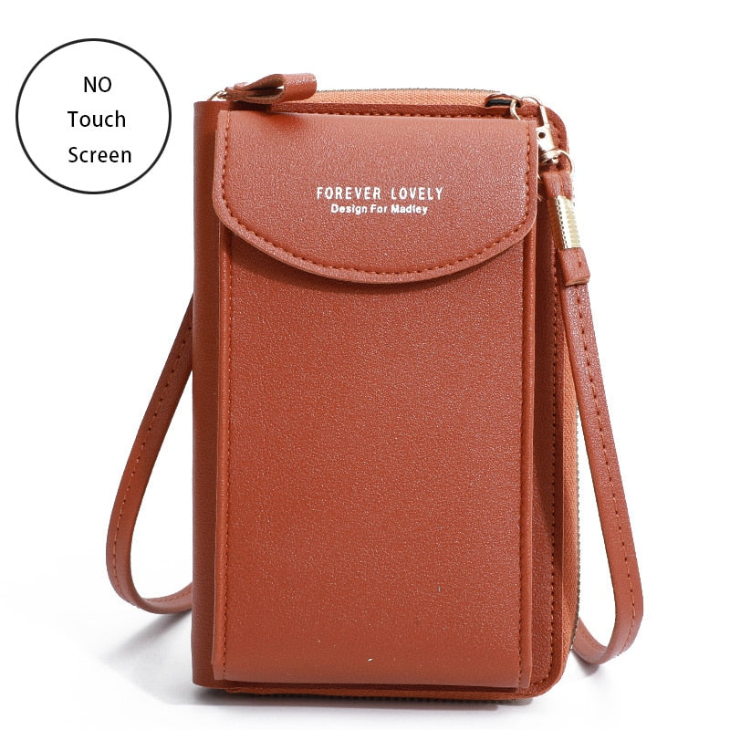 Buylor Women's Handbag Touch Screen Cell Phone Purse Shoulder Bag Female Cheap Small Wallet Soft Leather Crossbody Bags of Women