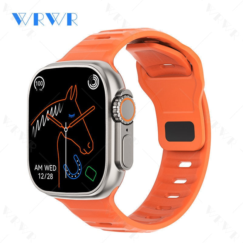 2023 Smart Horloge Ultra Serie 8 Nfc Smartwatch Mannen Vrouwen Bluetooth Oproepen Draadloze Opladen Fitness Armband 2 Inch Hd Scherm