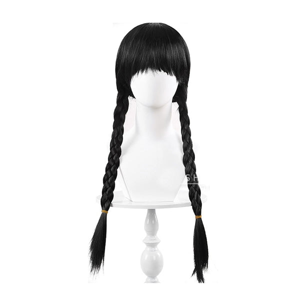 Wednesday Addams Cosplay Dress for Girl Kids Movie Wednesday Cosplay Costumes Black Gothic Dresses Halloween Party Women Clothes