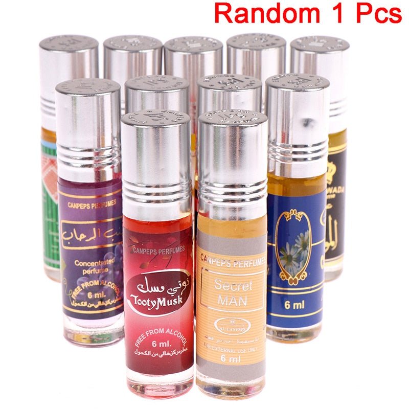 New 6ML Muslim Roll On Perfume Women Men Fragrance Essence Oil Body Scented Lasting Fragrance