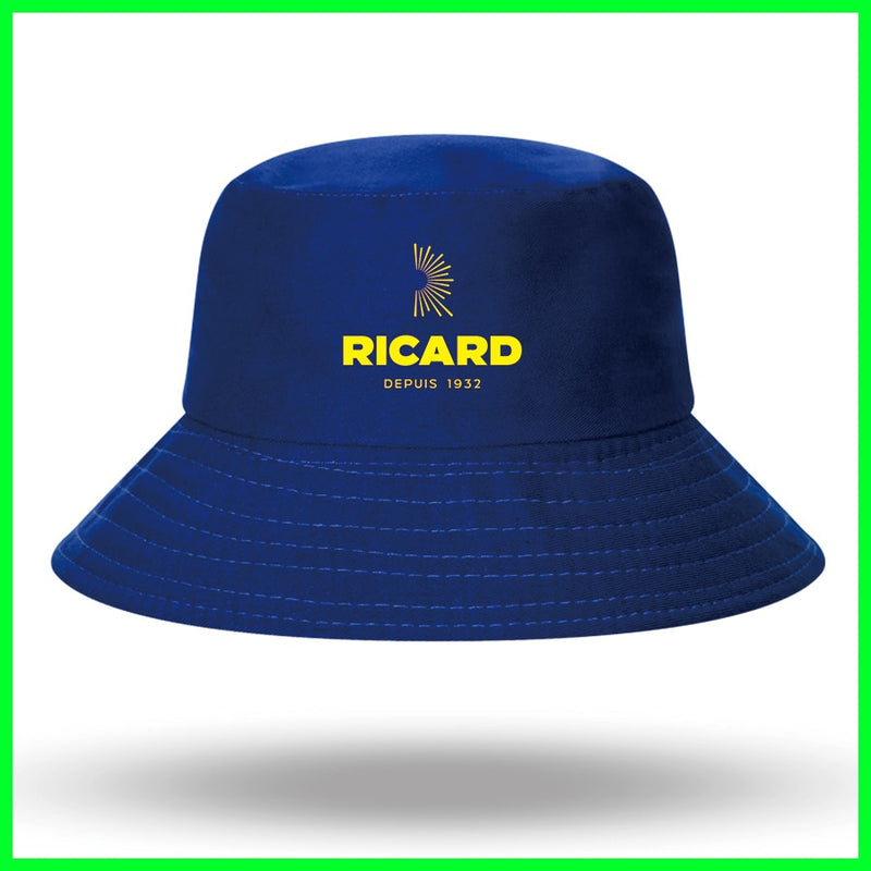 Fashion RICARD Bob Bucket Hats Men Women Cotton Outdoor Reversible Fisherman Caps Beach Fishing Hat Girl Boy Chapeau Panama Hat